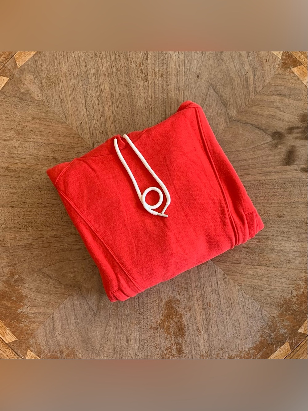 AErie Bright Red Cloud Fleece Hoodie